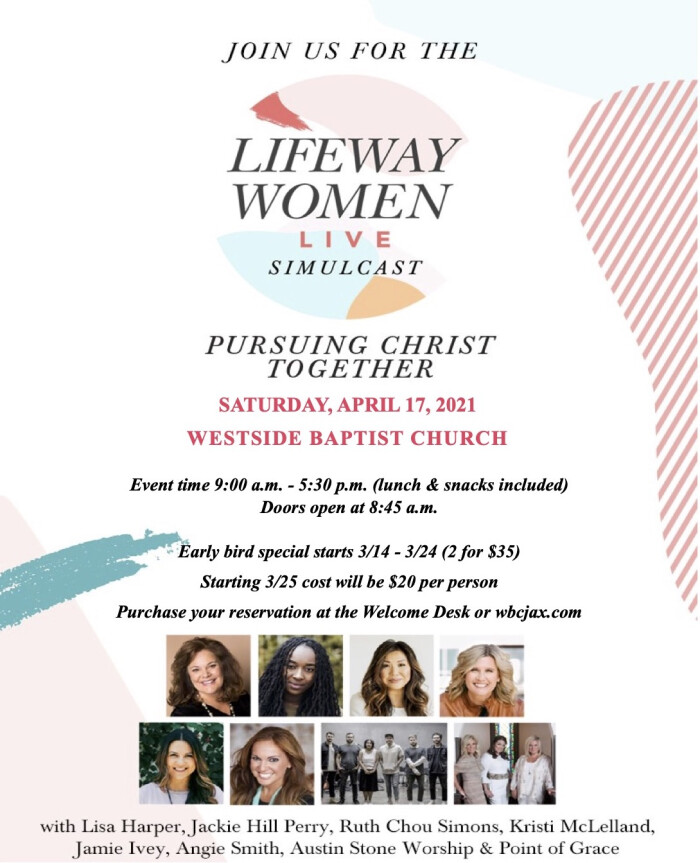 Lifeway Women Live Westside Baptist Church